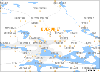 map of Overvike