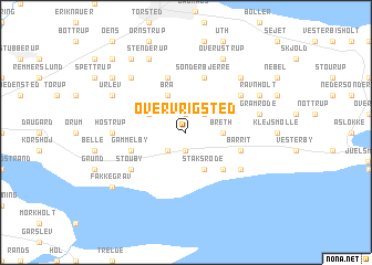 map of Over Vrigsted