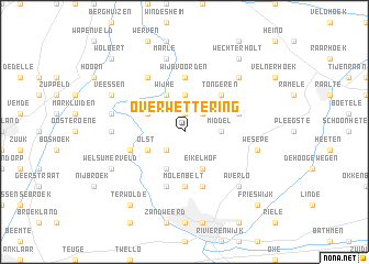 map of Overwettering