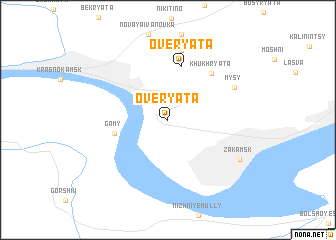 map of Overyata