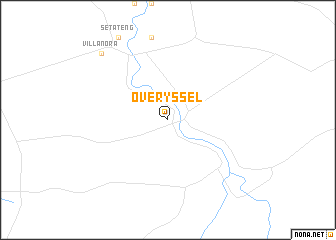 map of Overyssel