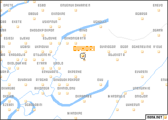 map of Ovhori