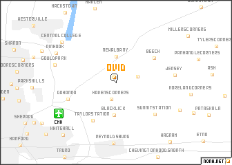 map of Ovid