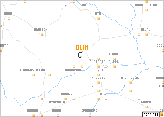 map of Ovim