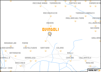 map of Ovindoli