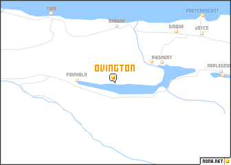 map of Ovington