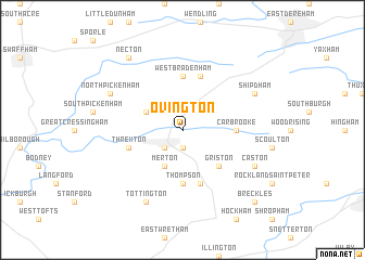 map of Ovington