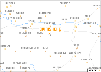 map of Ovinishche