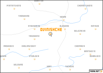 map of Ovinishche