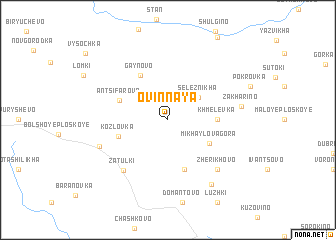 map of Ovinnaya