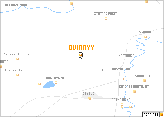 map of Ovinnyy