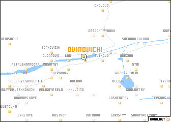 map of Ovinovichi