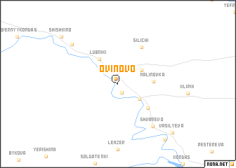 map of Ovinovo