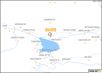 map of Ovino