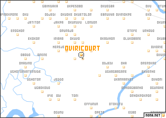 map of Oviri Court