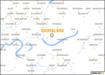 map of Oviri Olomu