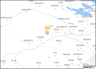 map of Õvi