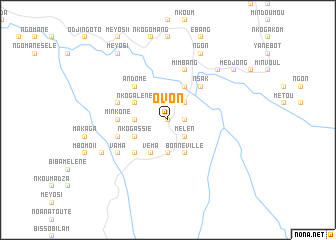 map of Ovon