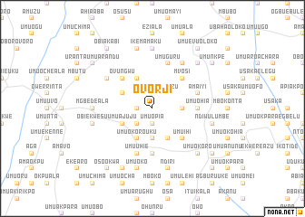 map of Ovorji