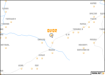 map of Ovor
