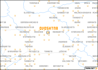 map of Ovoshtna