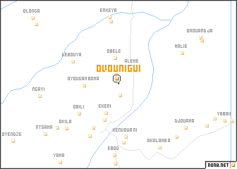 map of Ovounigui