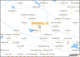 map of Övrakulla