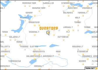 map of Övratorp