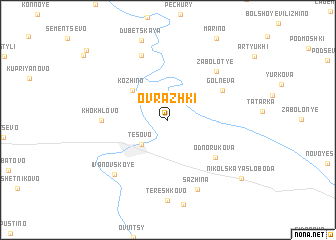 map of Ovrazhki