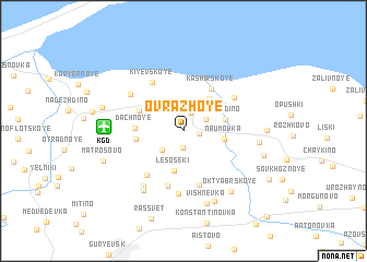 map of Ovrazhoye