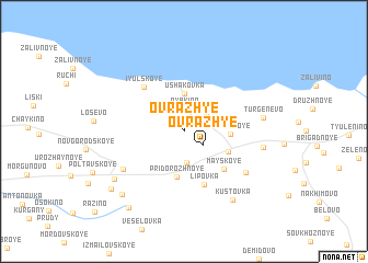 map of Ovrazhʼye