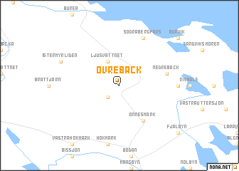 map of Övre Bäck