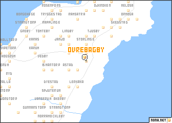 map of Övre Bägby