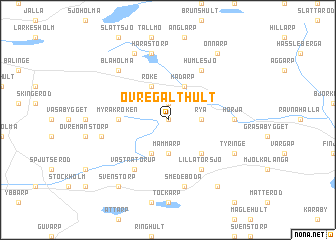 map of Övre Galthult