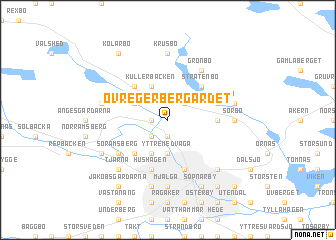 map of Övre Gerbergärdet
