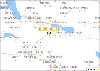 map of Övre Heden