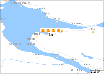 map of Ovre Konäs