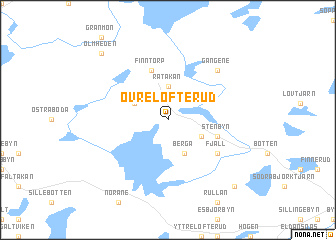 map of Övre Lofterud