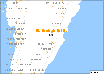 map of Övre Segerstad