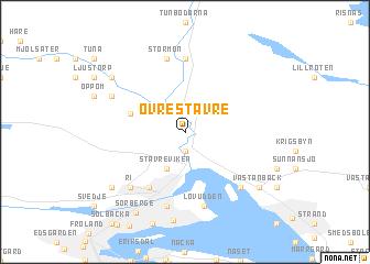 map of Övre Stavre