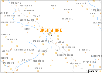 map of Ovsinjinac