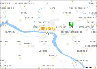 map of Ovsište