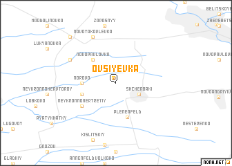 map of Ovsiyevka