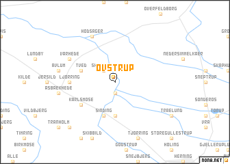 map of Ovstrup