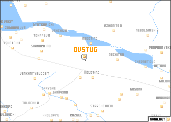 map of Ovstug