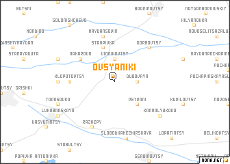 map of Ovsyaniki