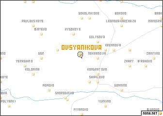 map of Ovsyanikova