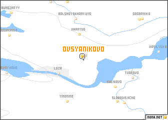 map of Ovsyanikovo