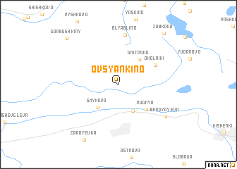 map of Ovsyankino