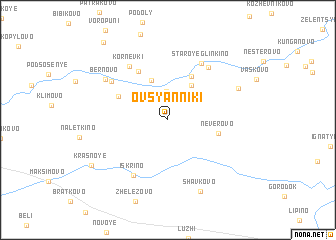 map of Ovsyanniki